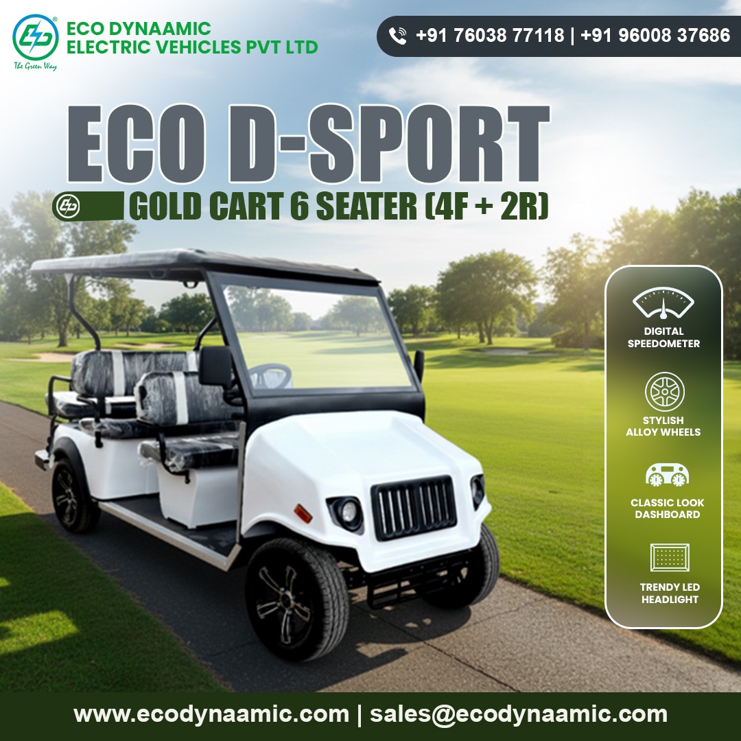 6 Seater Electric Buggy Golf Cart Manufacturers in India